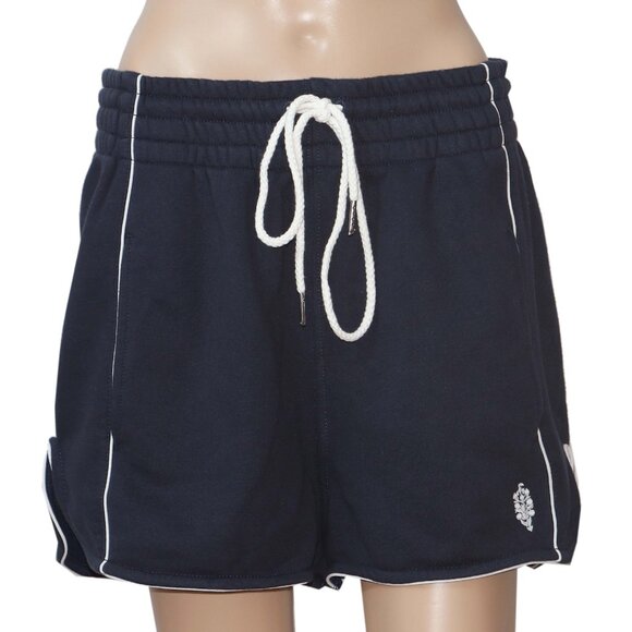 Free People FP Movement Seeing Double Midnight Navy Pullover Shorts L - Picture 4 of 7